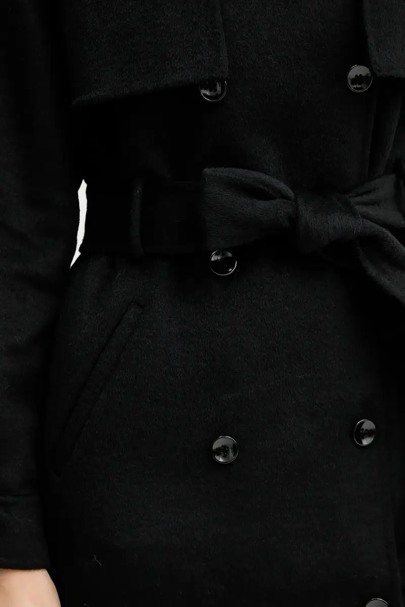 cappotto in lana GONZALEZ colore nero GPA25162CP miniatura 5