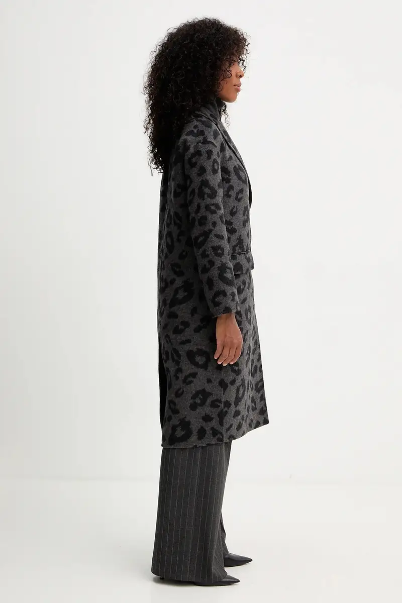 cappotto in lana JUAN colore grigio GPA25015CP miniatura 4