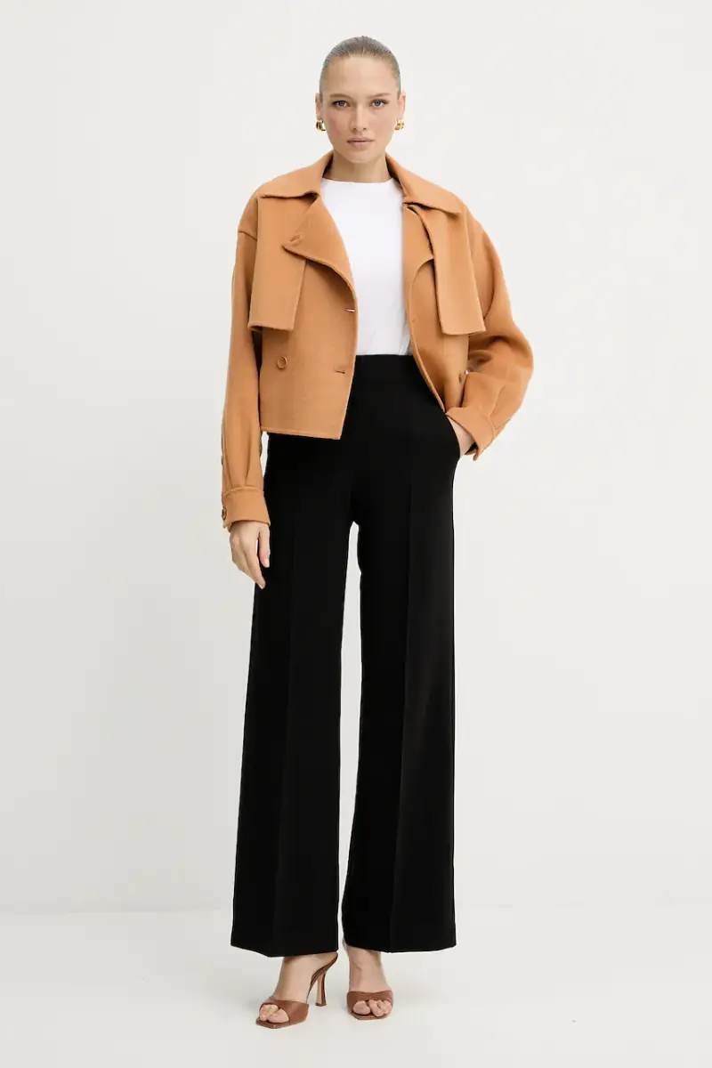 cappotto in lana RODRIGUEZ colore beige GPA25163CP miniatura 2