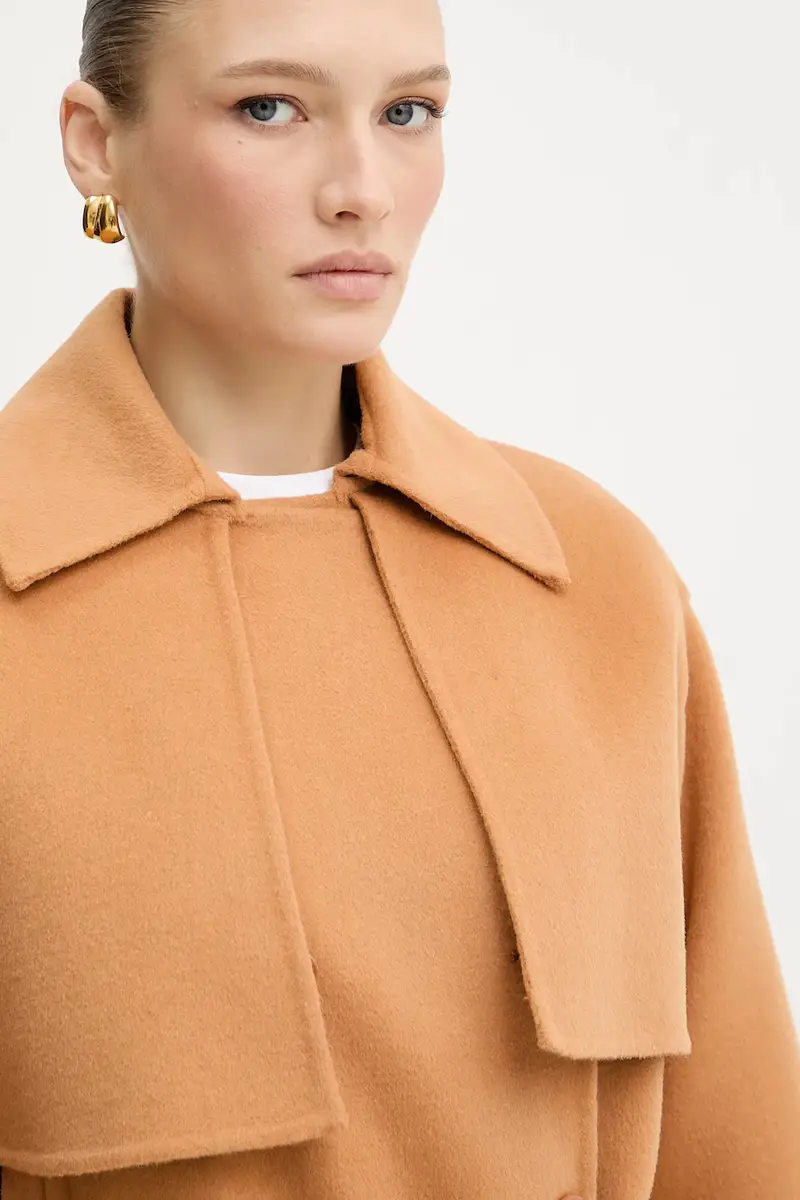 cappotto in lana RODRIGUEZ colore beige GPA25163CP miniatura 4