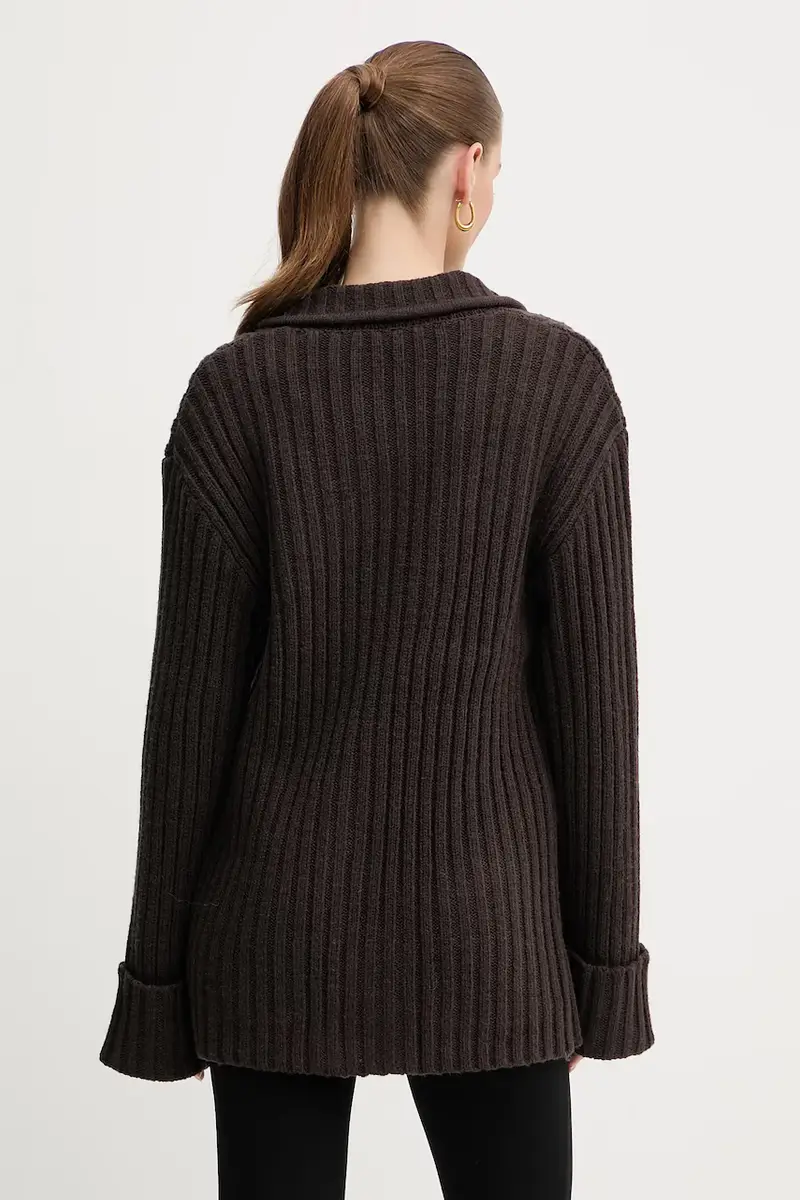 Silvian Heach Cardigan Donna Marrone 3425278 miniatura 3