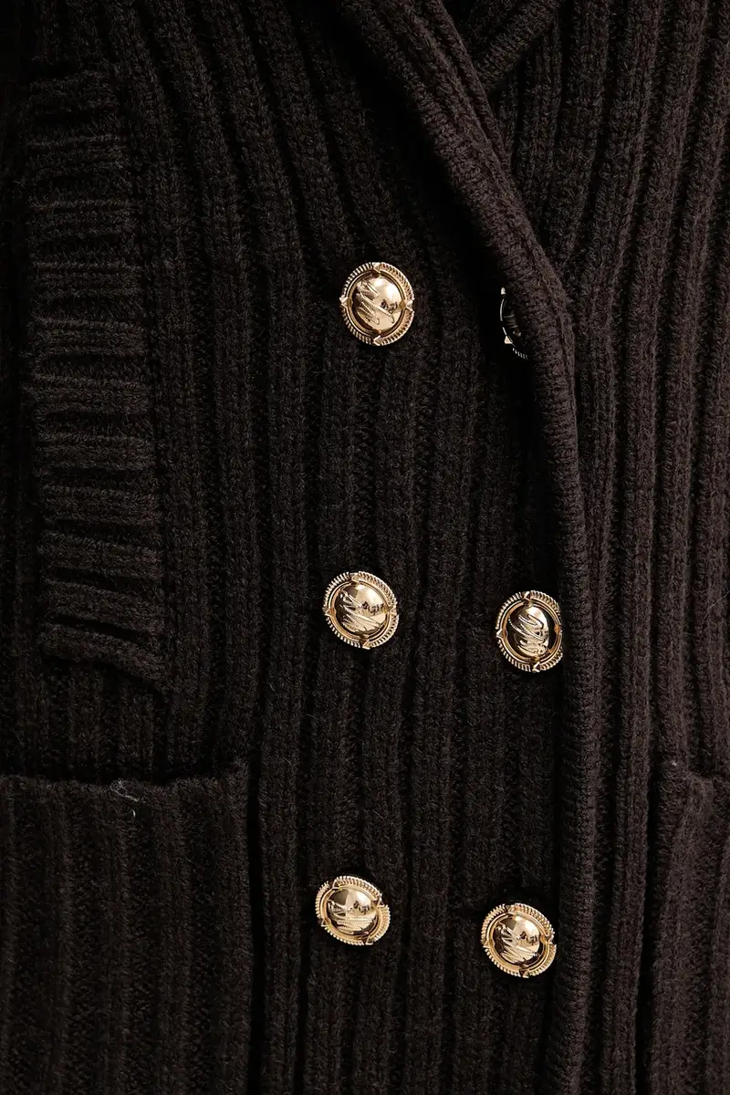 Silvian Heach Cardigan Donna Marrone 3425278 miniatura 5