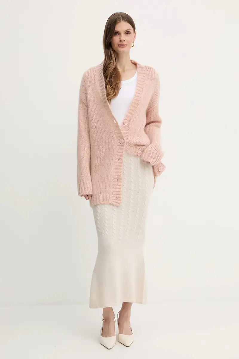 Silvian Heach Cardigan Donna Arancione 3423285 miniatura 2