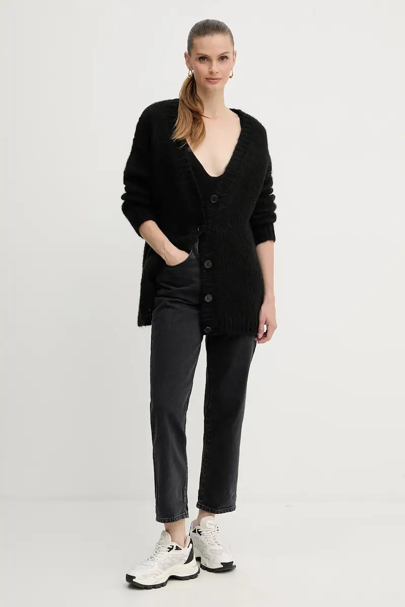 Silvian Heach Cardigan Donna Nero 3426811 miniatura 2