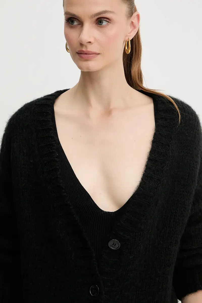 Silvian Heach Cardigan Donna Nero 3426811 miniatura 4