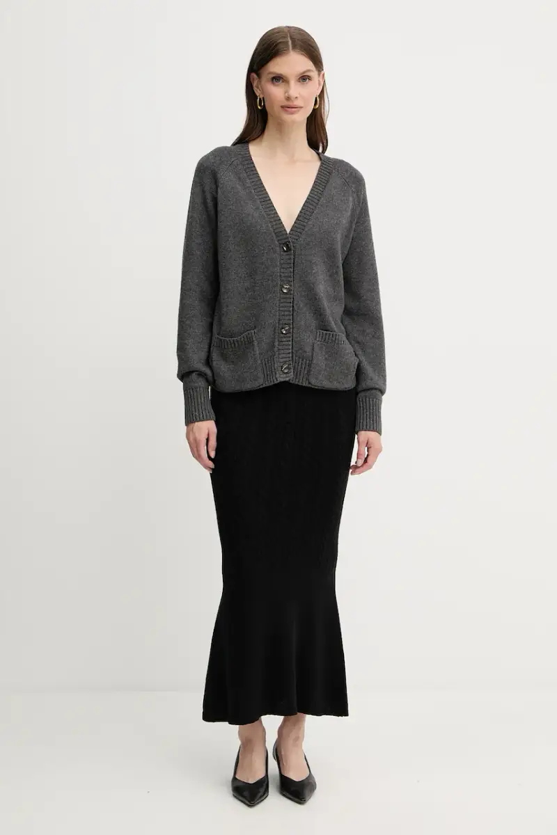 Silvian Heach Cardigan Donna Grigio 3424505 miniatura 2