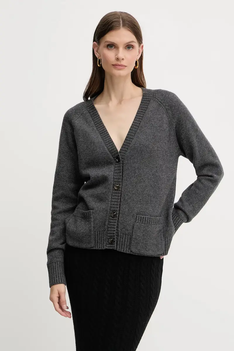 Silvian Heach Cardigan Donna Grigio 3424505