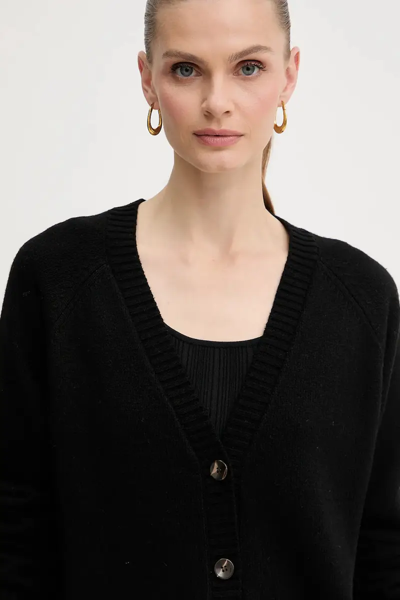Silvian Heach Cardigan Donna Nero 3426809 miniatura 4