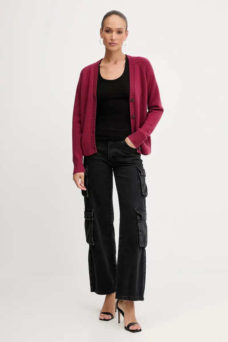 Silvian Heach Cardigan Donna Rosso 3427702 miniatura 2