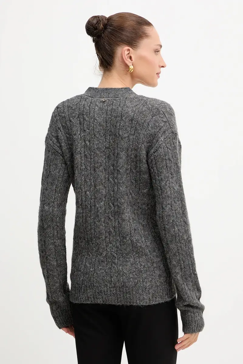 Silvian Heach Cardigan Donna Grigio 3611596 miniatura 3