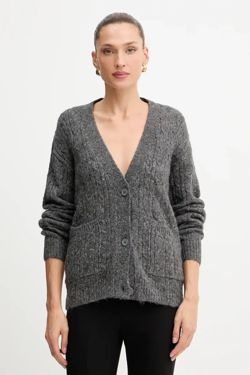 Silvian Heach Cardigan Donna Grigio 3611596