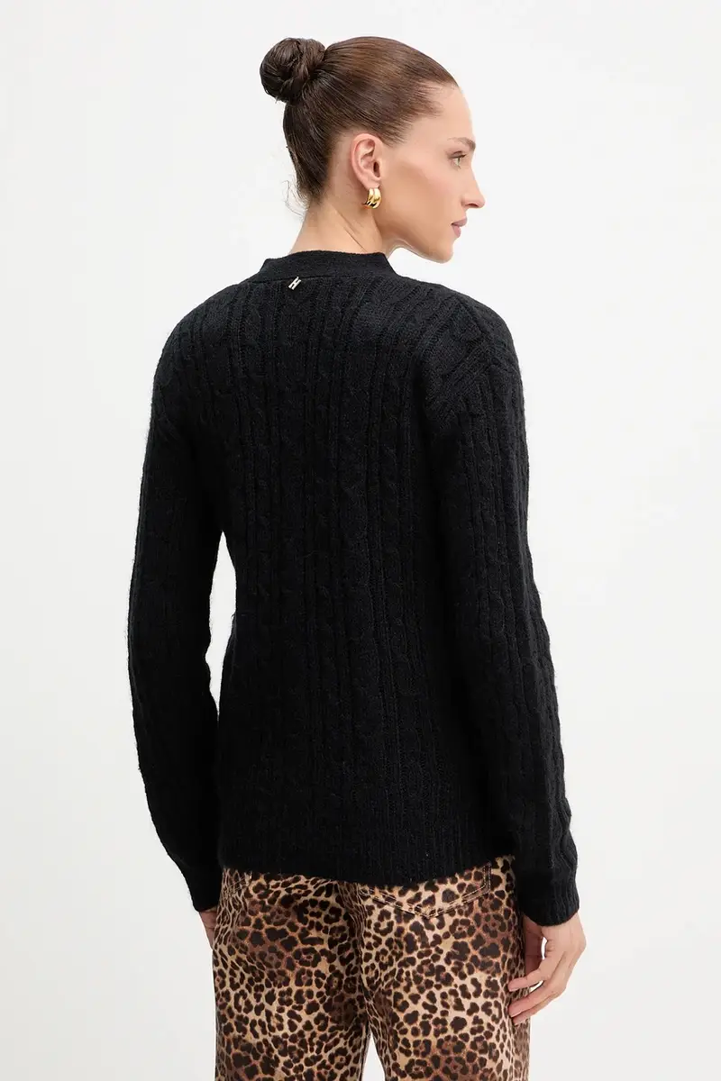 Silvian Heach Cardigan Donna Nero 3648259 miniatura 3