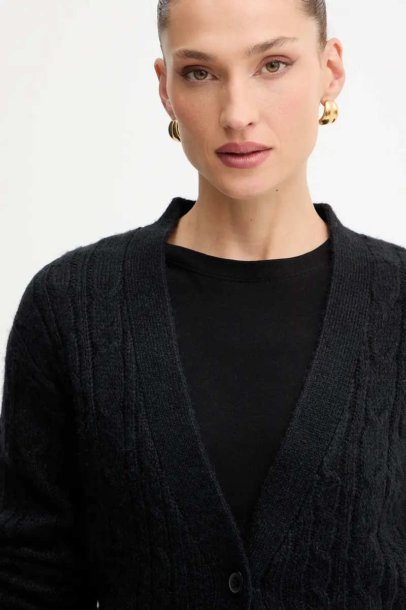 Silvian Heach Cardigan Donna Nero 3648259 miniatura 4