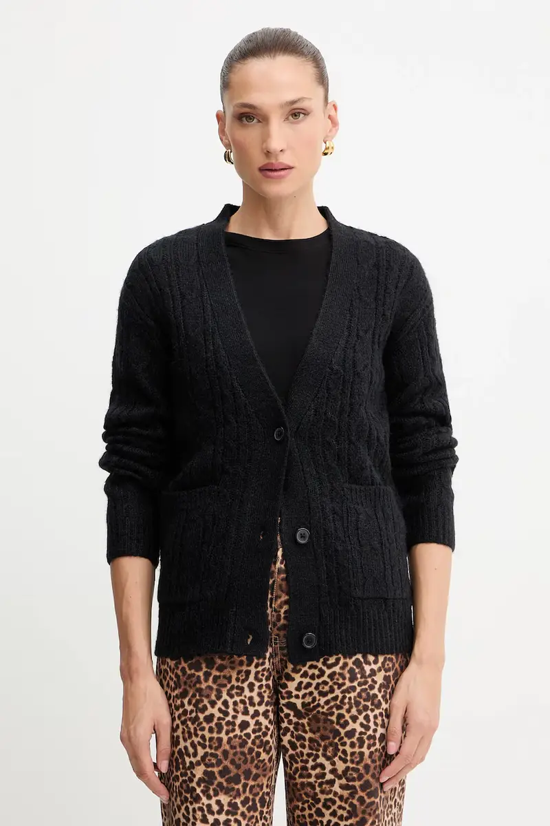 Silvian Heach Cardigan Donna Nero 3648259