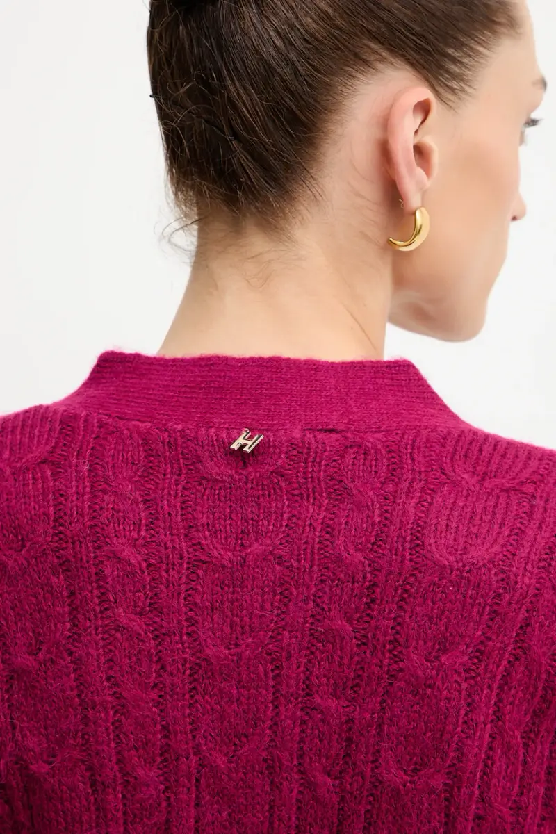 Silvian Heach Cardigan Donna Rosa 3663560 miniatura 5