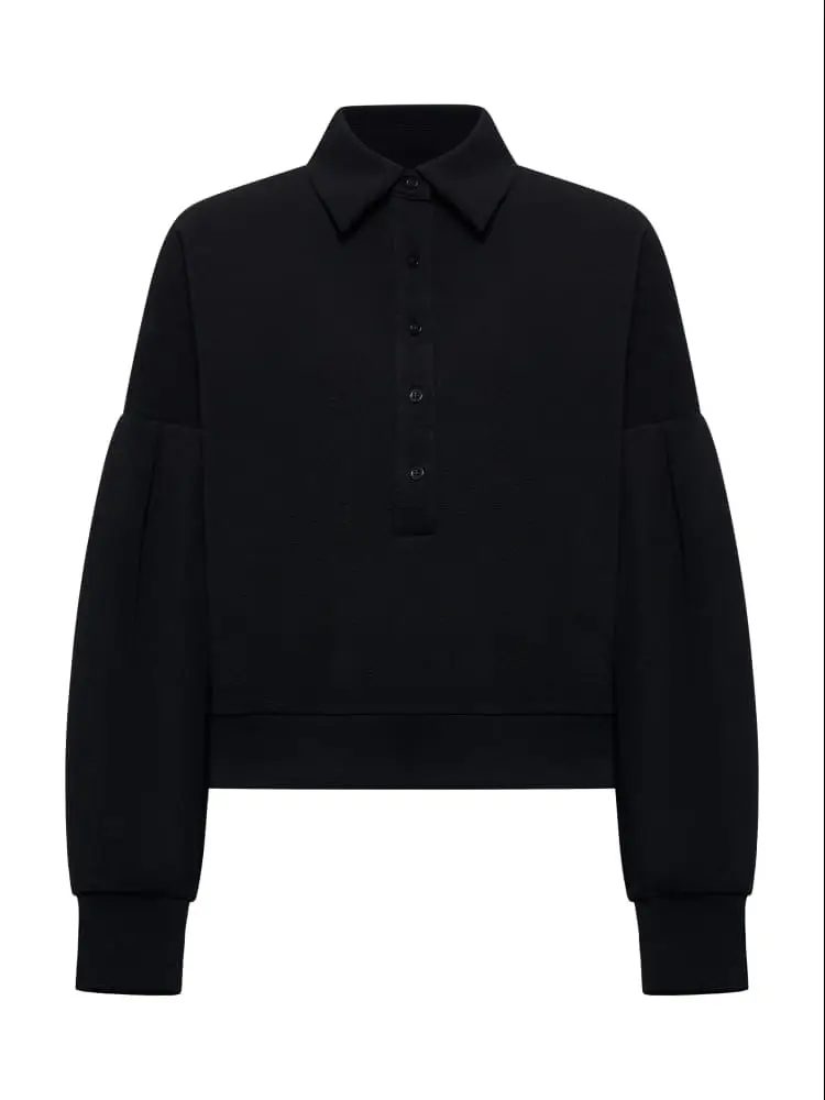 felpa camicia per nero