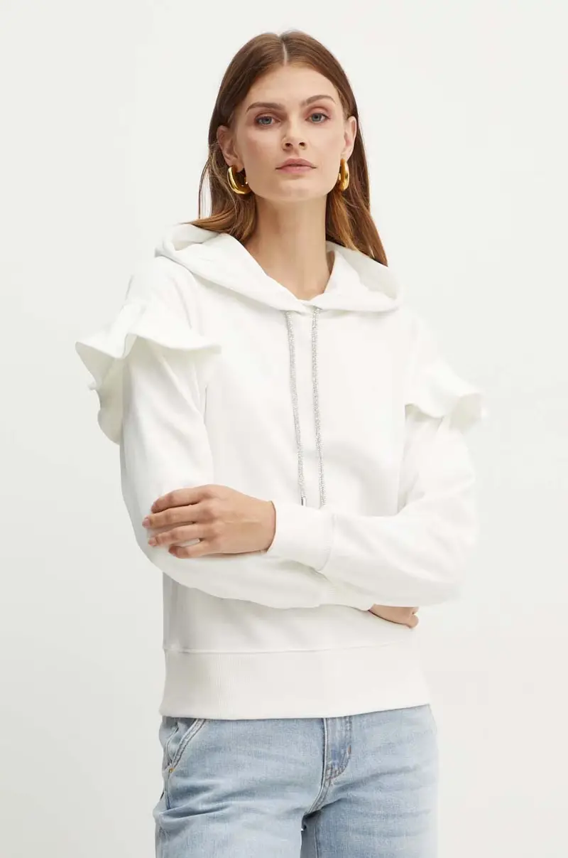 felpa in cotone LINDER Beige