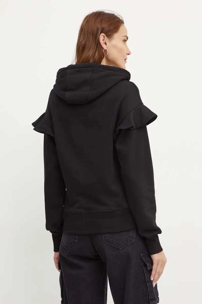 felpa in cotone LINDER Nero miniatura 3