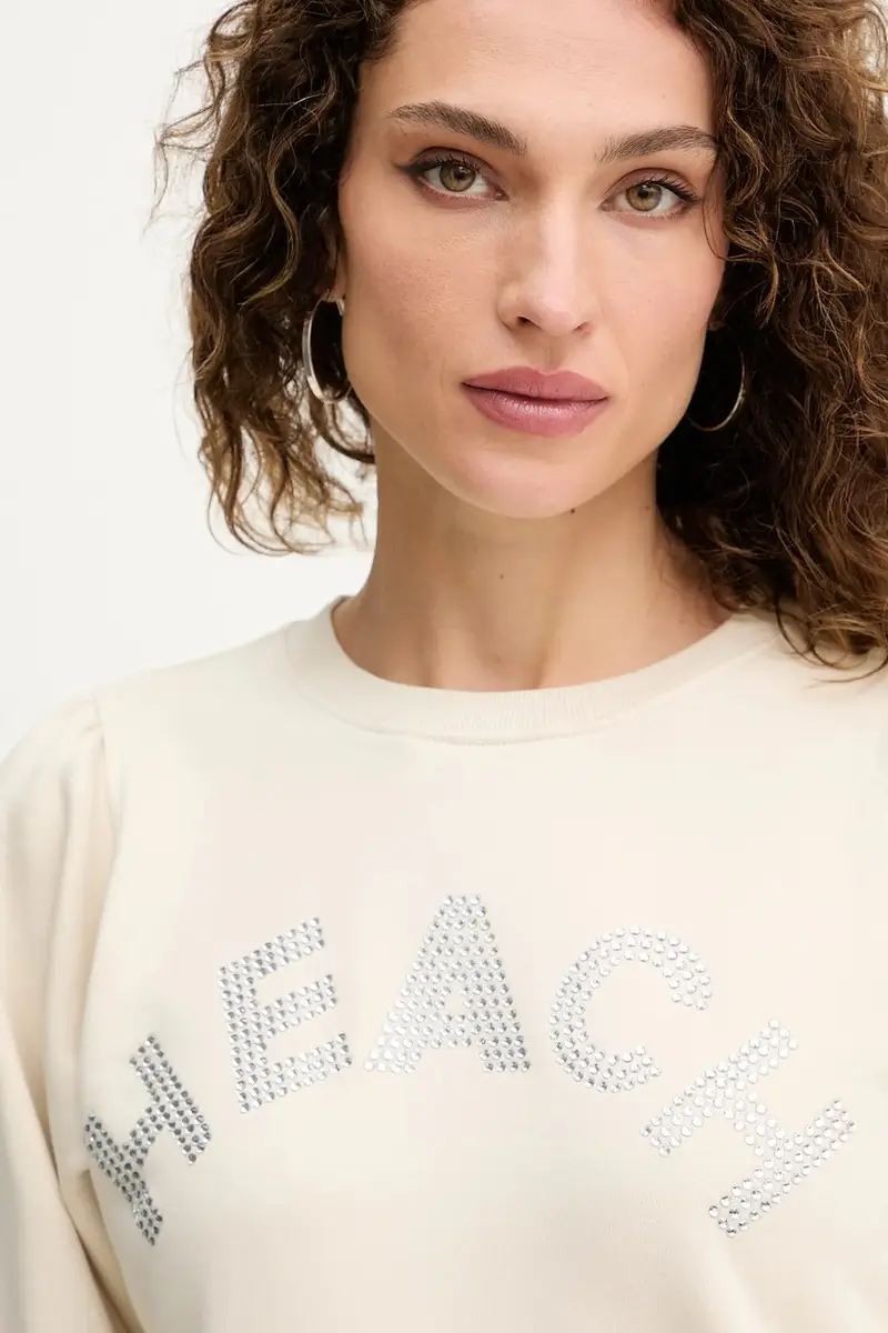 felpa MARAUL donna colore beige con applicazione GPA25017FE miniatura 4