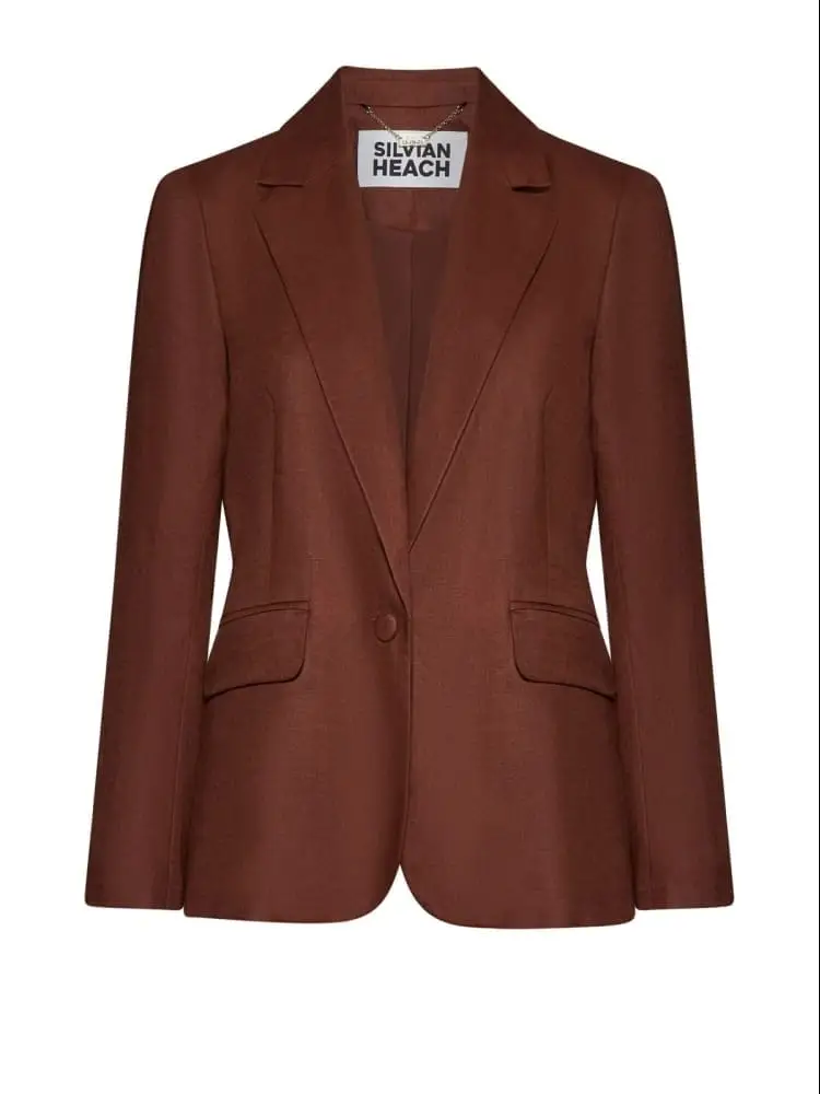 giacca blazer pillik monopètto marrone