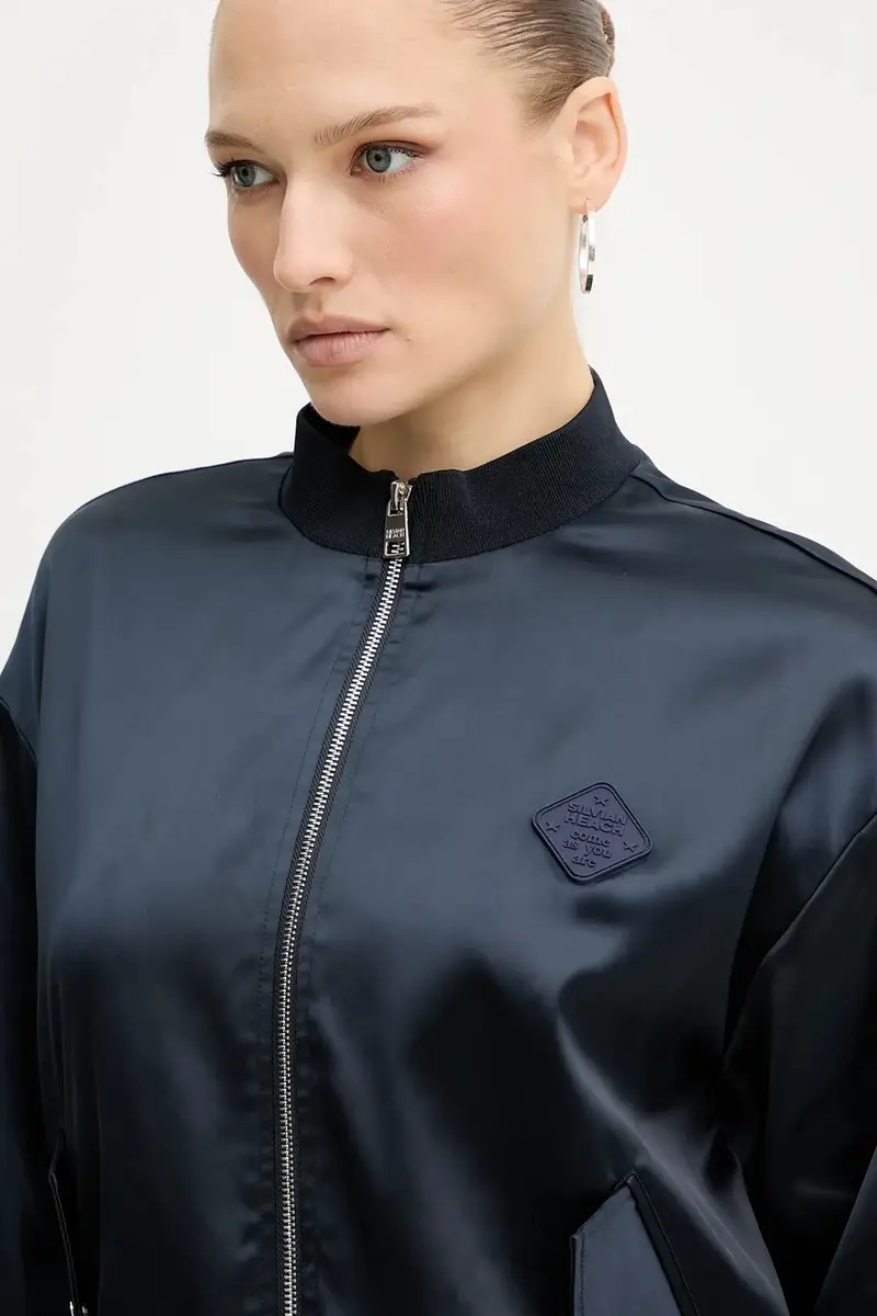 giacca bomber AGUS colore blu navy GPA25169GB miniatura 4