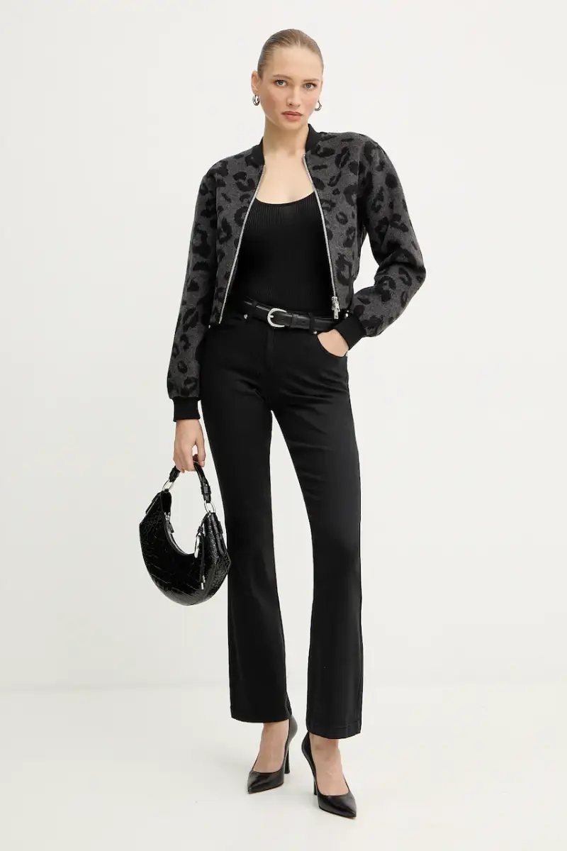 giacca bomber con lana HERRERO colore grigio GPA25127GB miniatura 2