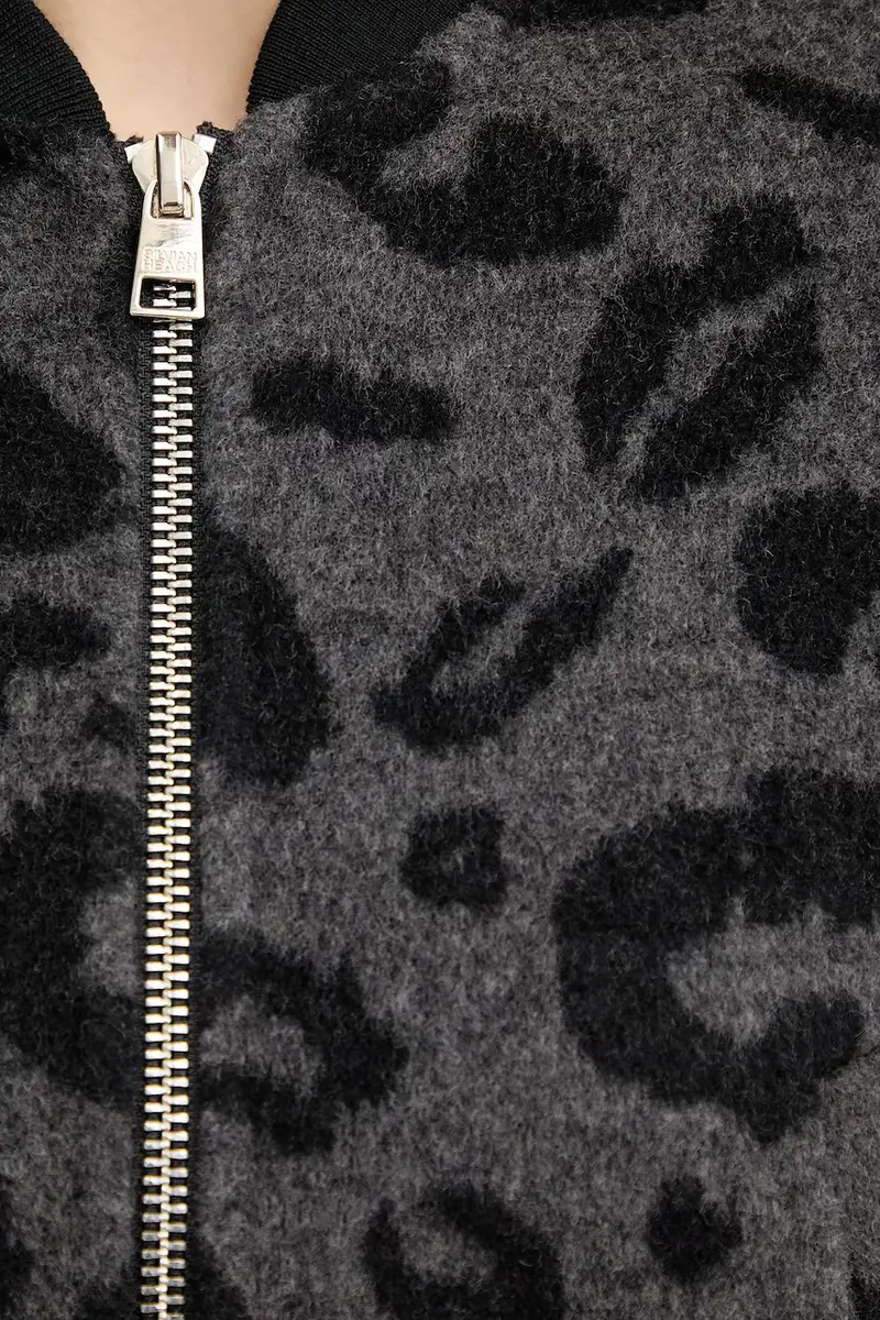 giacca bomber con lana HERRERO colore grigio GPA25127GB miniatura 5