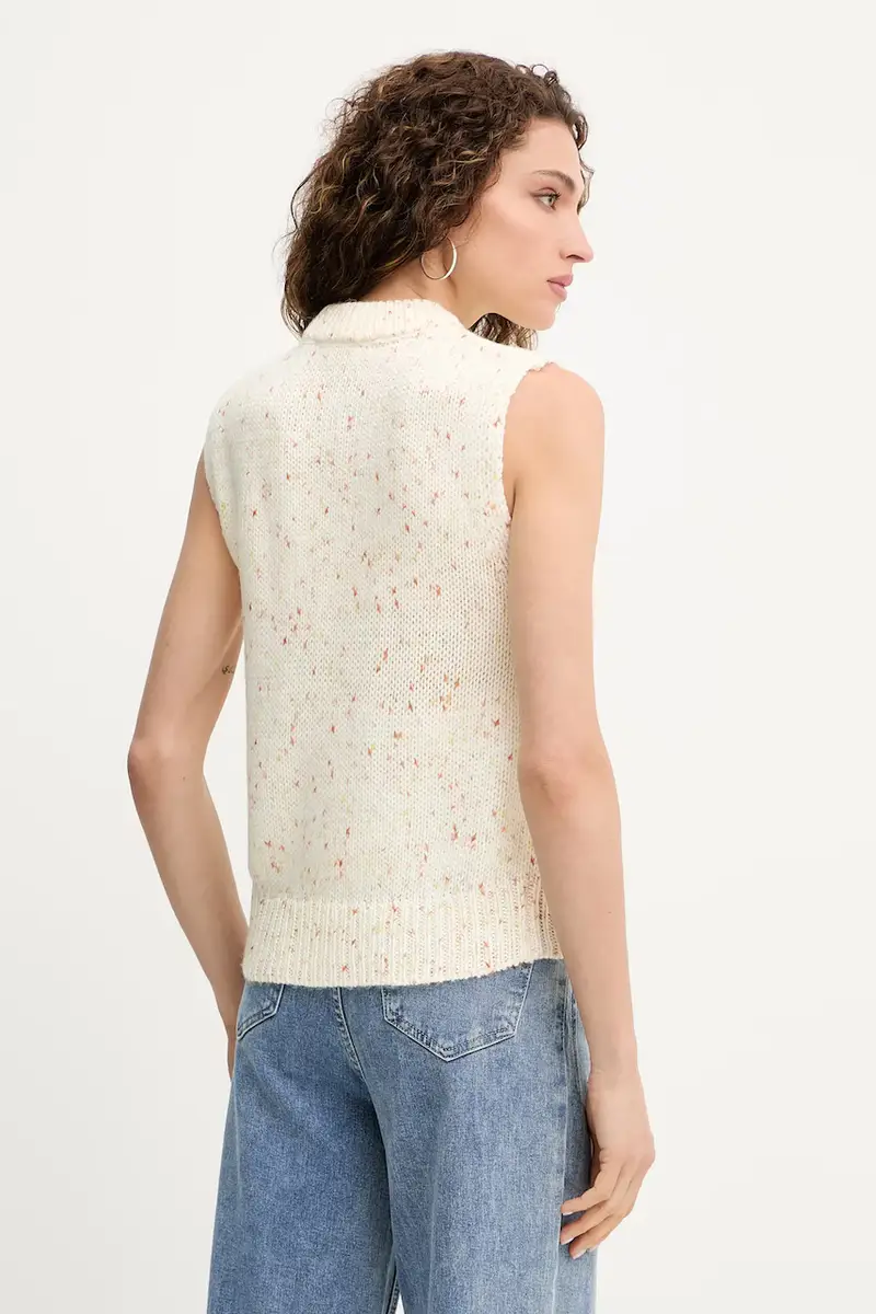 Silvian Heach Gilet Donna Beige 3423444 miniatura 3