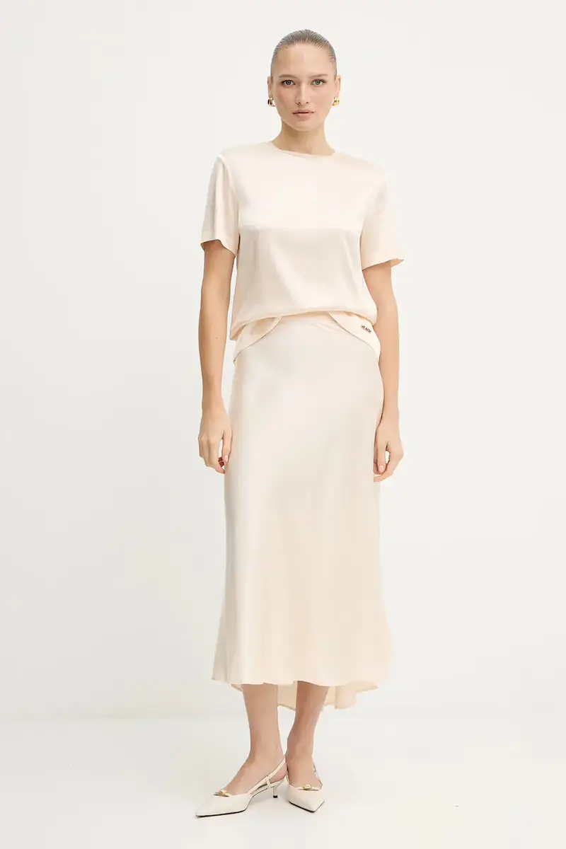 gonna FAREMI colore beige GPA25324LO miniatura 2