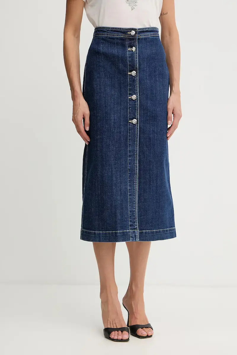 gonna SIKIM colore blu navy GPA25402GO