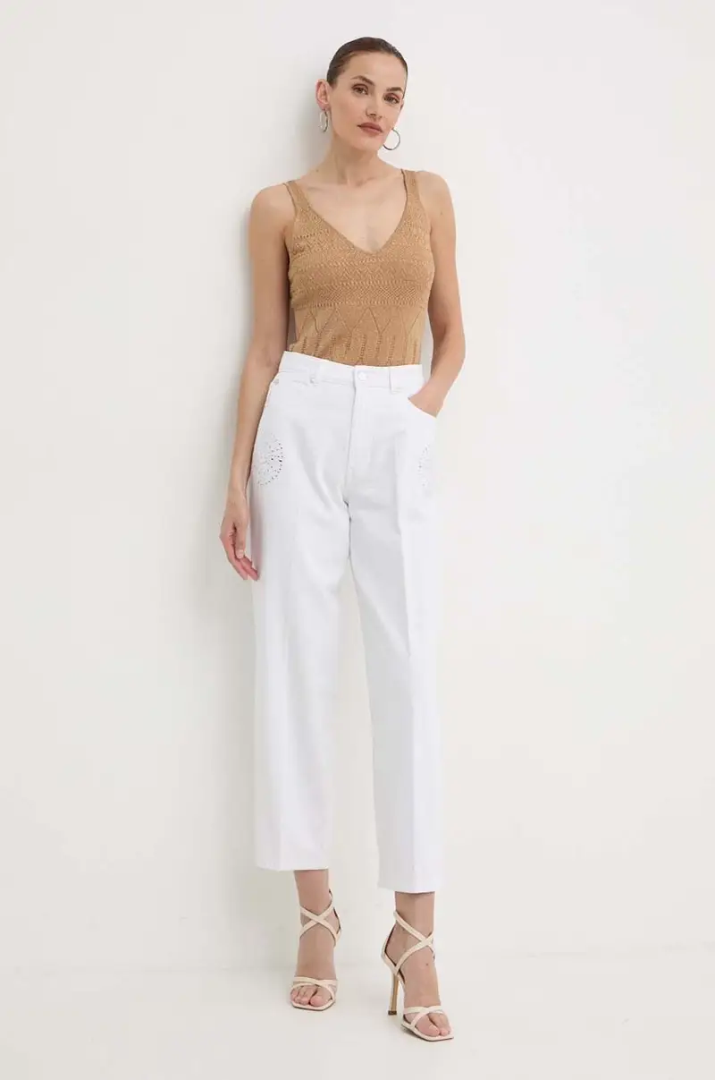 Silvian Heach Jeans Donna Bianco 2469697 miniatura 2