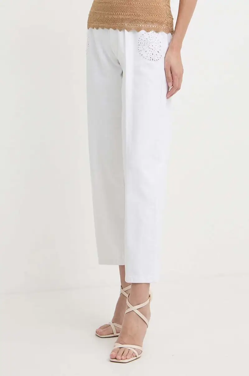 Silvian Heach Jeans Donna Bianco 2469697