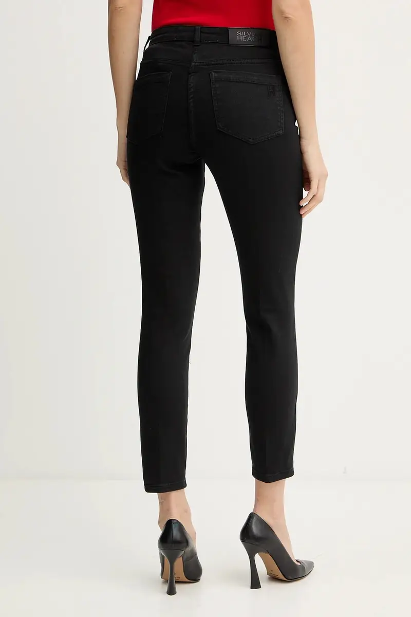 Silvian Heach Jeans Donna Nero 3427068 miniatura 3