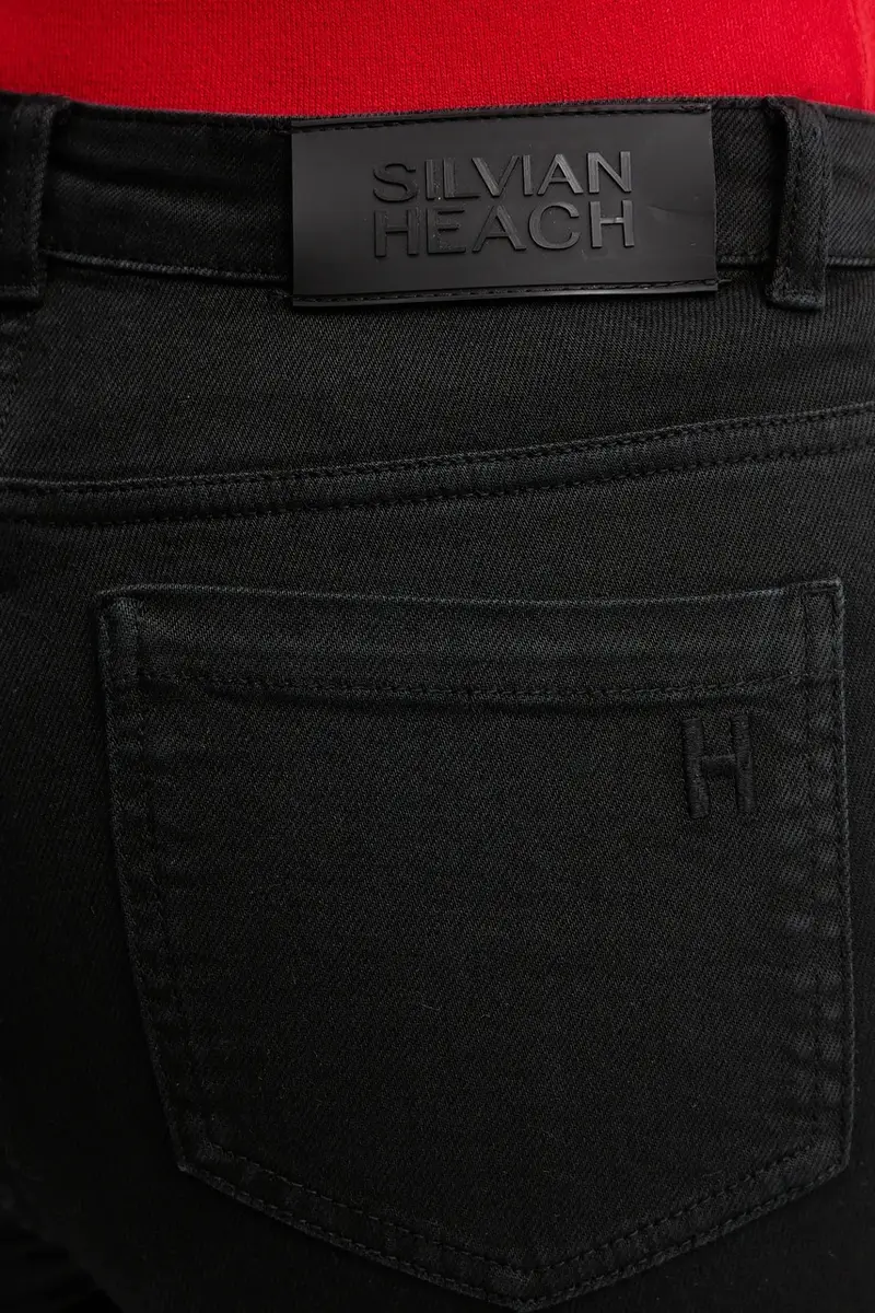 Silvian Heach Jeans Donna Nero 3427068 miniatura 4