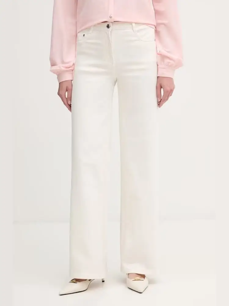 jeans sami in denim bianco