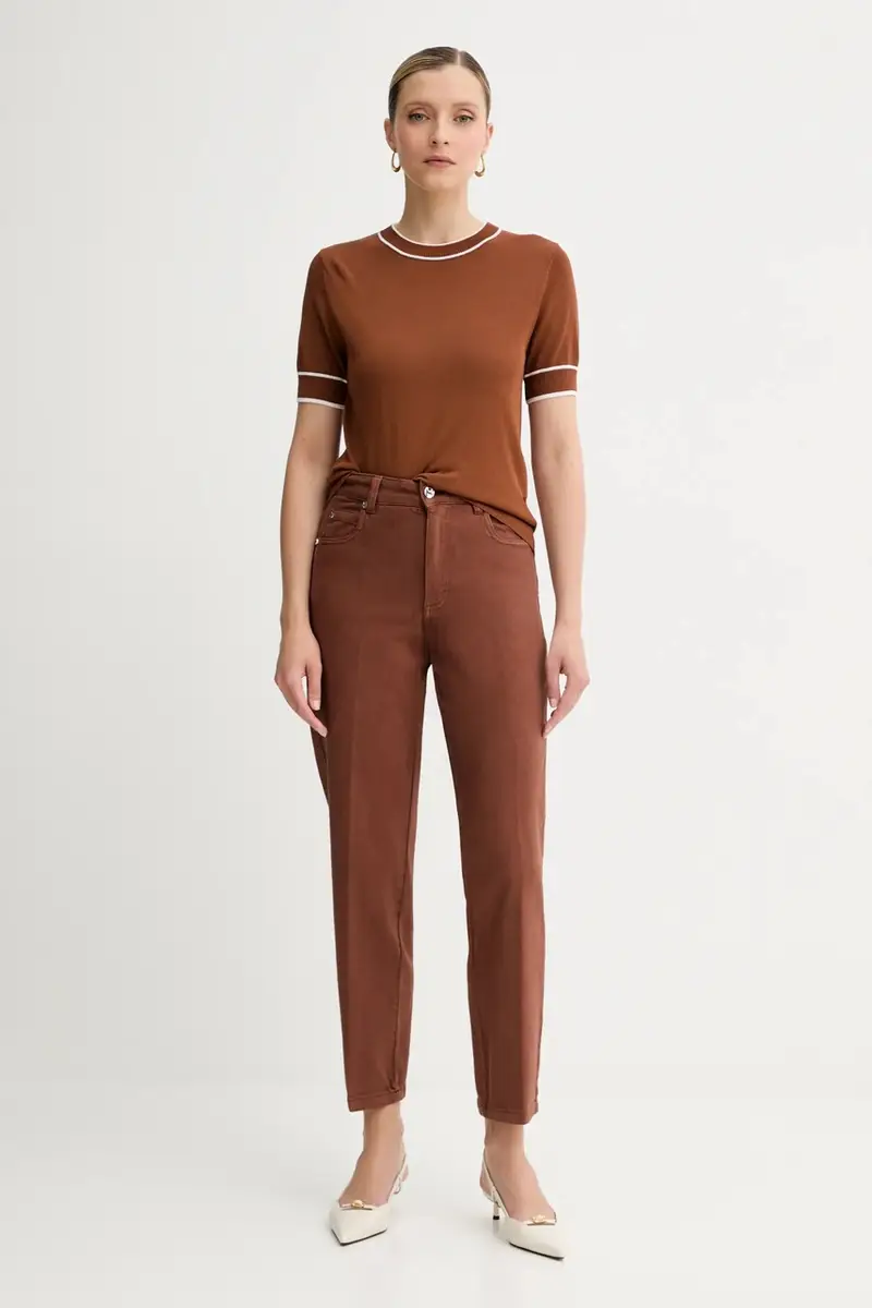 Silvian Heach Jeans Donna Marrone 3619494 miniatura 2