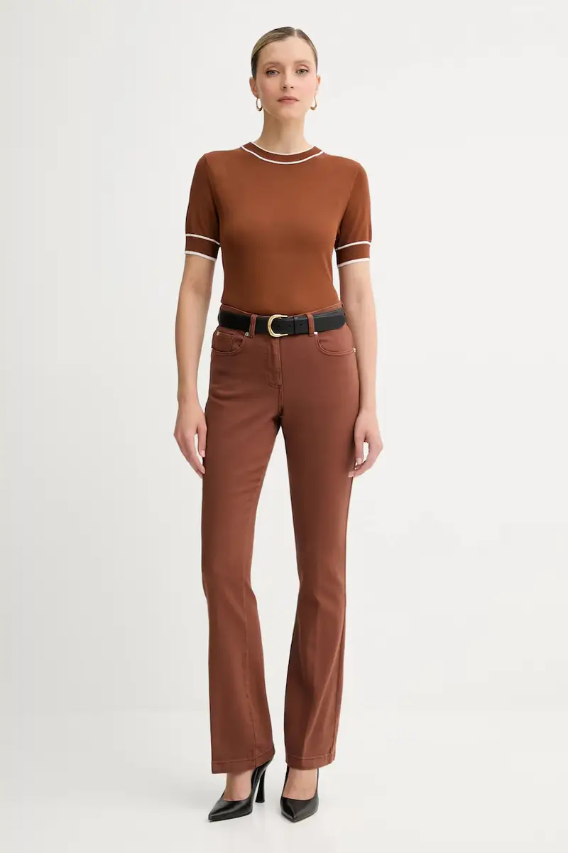 Silvian Heach Jeans Donna Marrone 3619484 miniatura 2