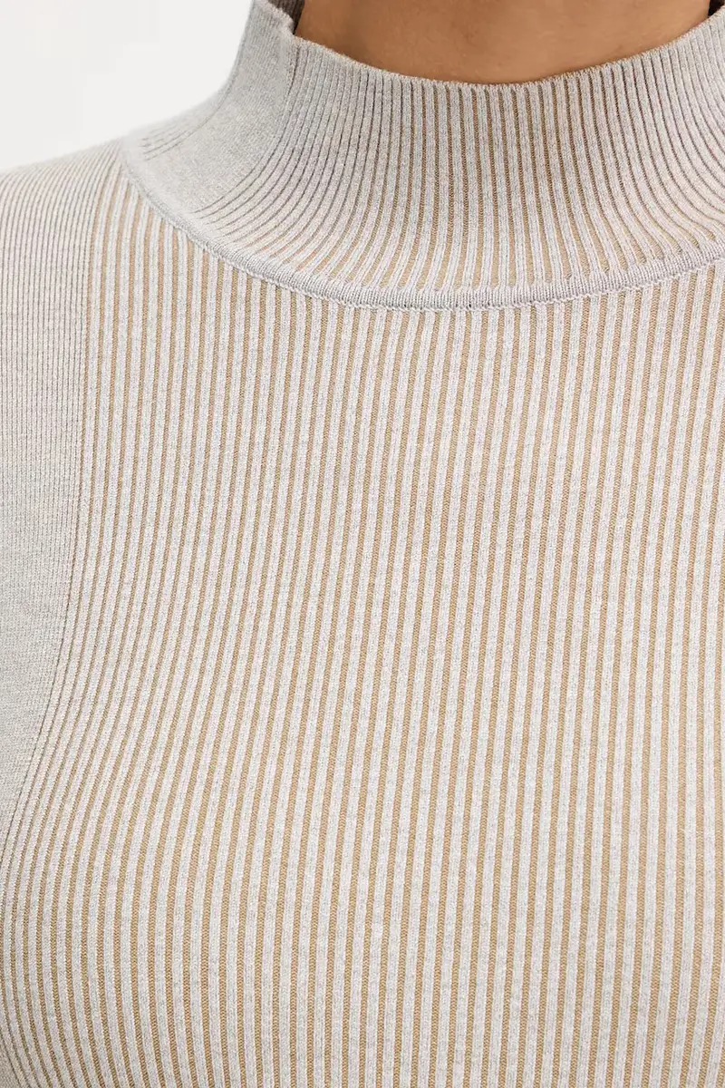 maglione ANASI donna colore grigio GPA25251LU miniatura 5