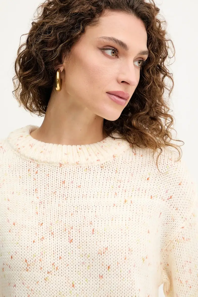 maglione BLAZHEVSKA donna colore beige GPA25155MA miniatura 4