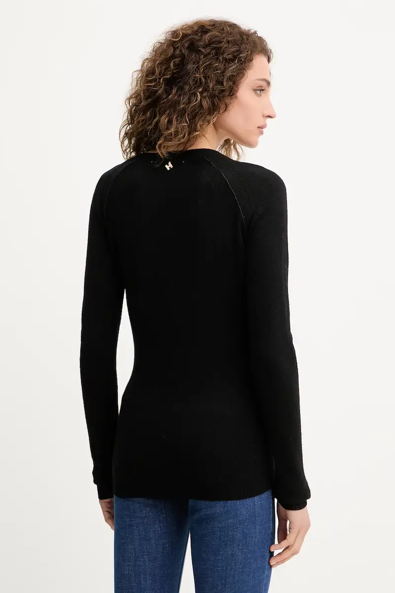 maglione in misto lana DIEGOROSA donna colore nero GPA25242MA miniatura 3