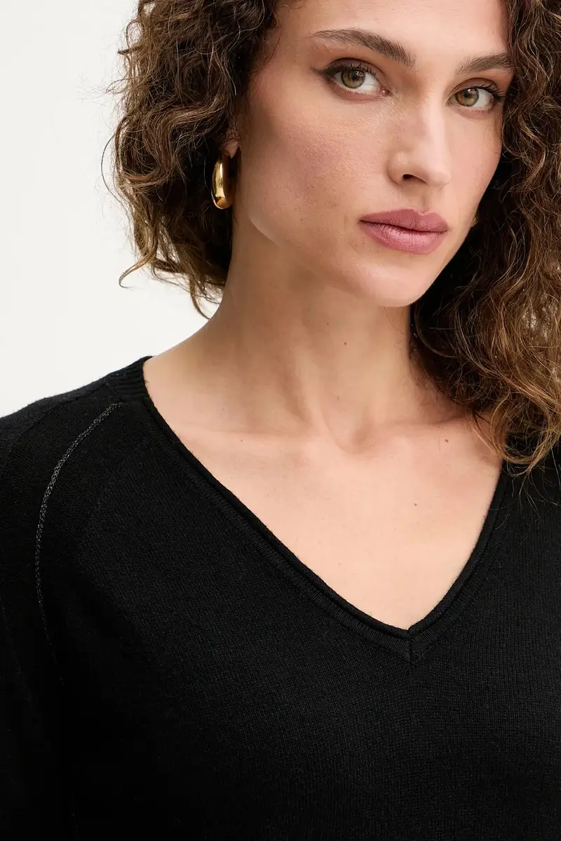 maglione in misto lana DIEGOROSA donna colore nero GPA25242MA miniatura 4