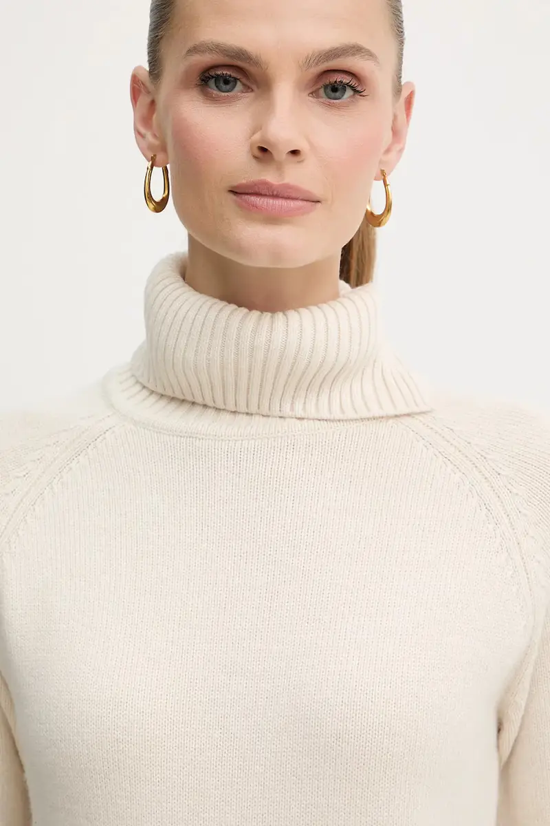 maglione in misto lana DIOUF donna colore beige GPA25232LU miniatura 4