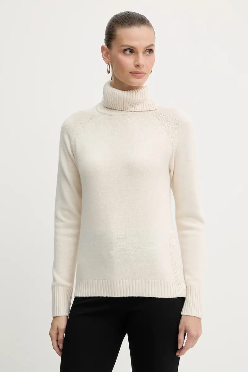 maglione in misto lana DIOUF donna colore beige GPA25232LU