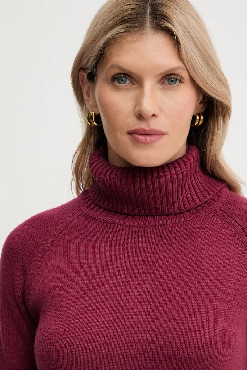 maglione in misto lana DIOUF donna colore granata GPA25232LU miniatura 4