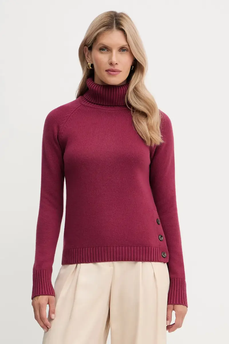 maglione in misto lana DIOUF donna colore granata GPA25232LU