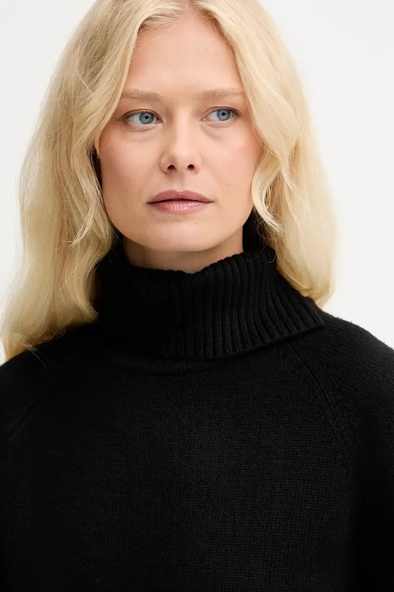 maglione in misto lana DIOUF donna colore nero GPA25232LU miniatura 4