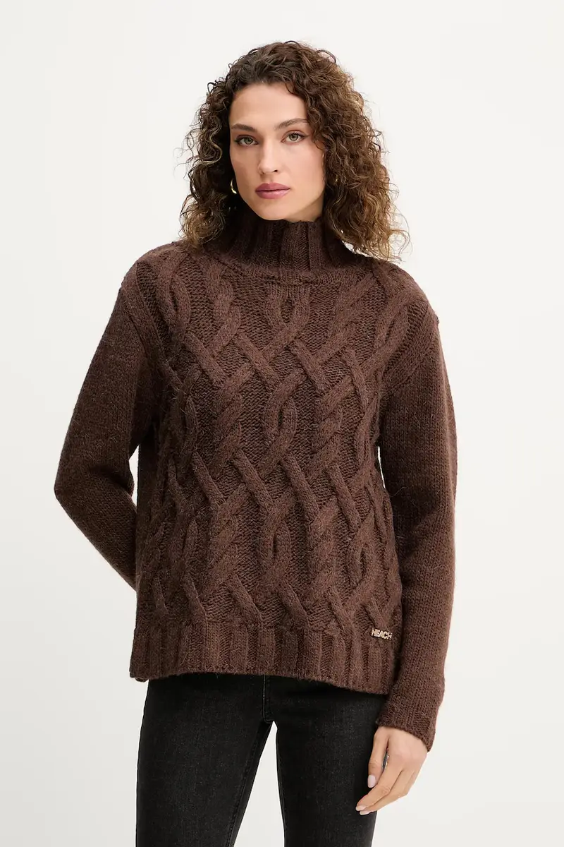 maglione in misto lana HENRY donna colore marrone GPA25255LU