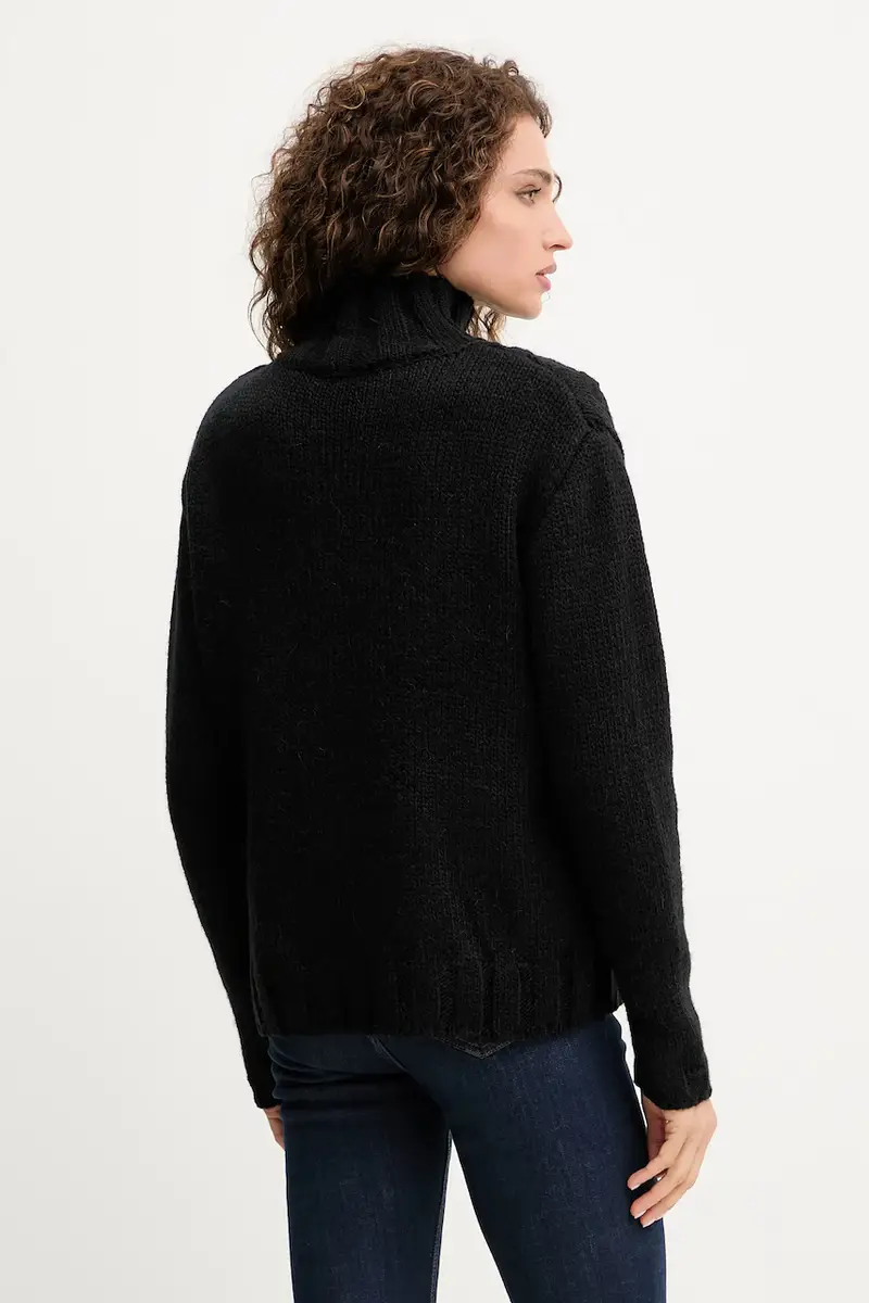 maglione in misto lana HENRY donna colore nero GPA25255LU miniatura 3