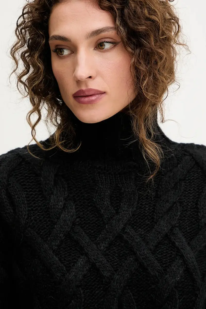 maglione in misto lana HENRY donna colore nero GPA25255LU miniatura 4