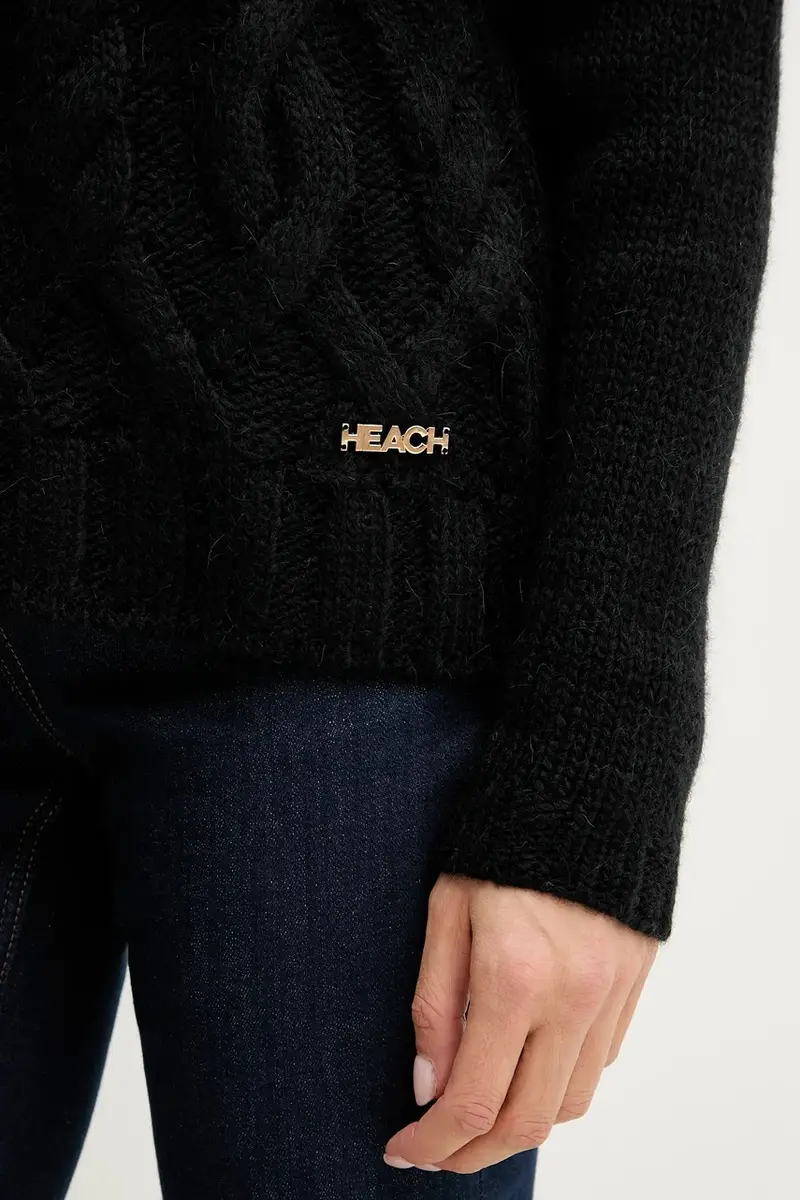 maglione in misto lana HENRY donna colore nero GPA25255LU miniatura 5